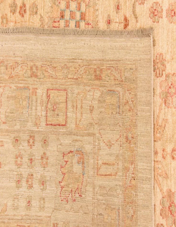 Detail image of  13' x 13' 2  Hand Knotted Peshawar Ziegler Square Rug