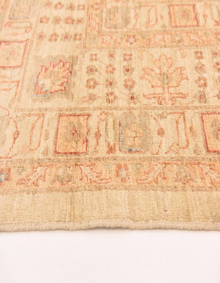 Detail image of  13' x 13' 2  Hand Knotted Peshawar Ziegler Square Rug