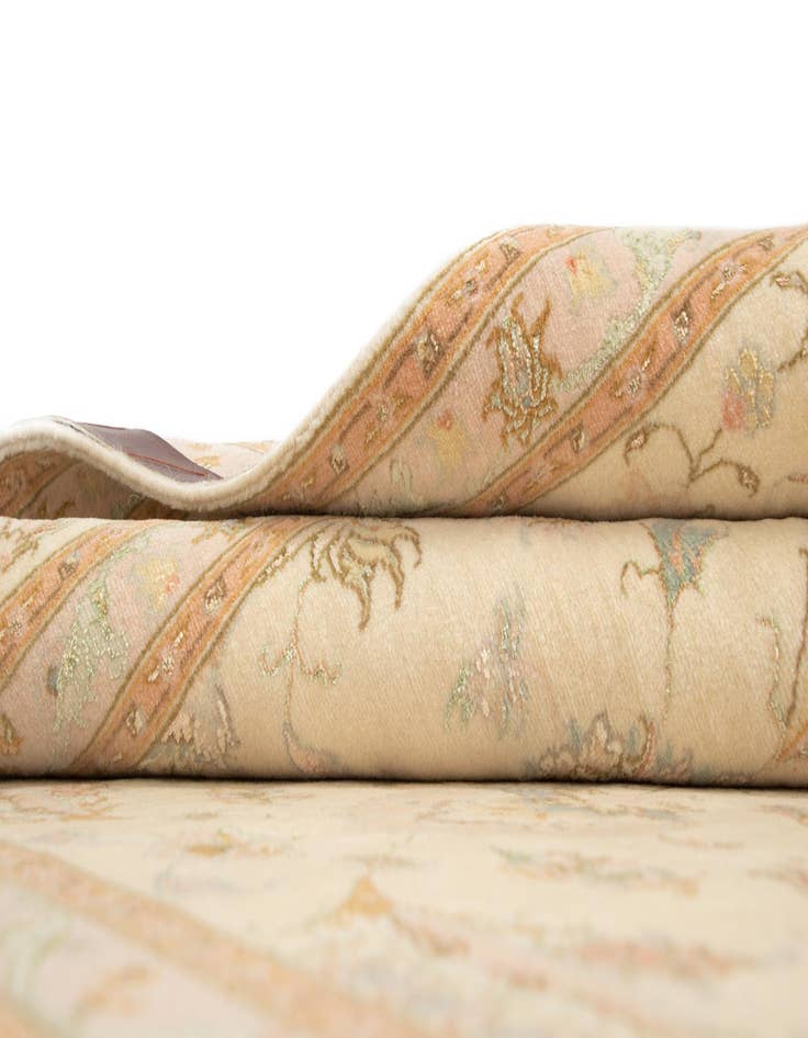 Detail image of  6' 6 x 6' 9 Tabriz Square Rug