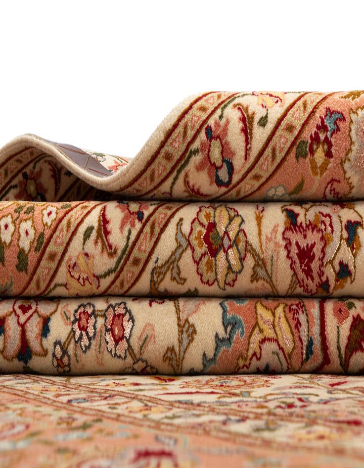 Detail image of  6' 6 x 6' 6 Tabriz Square Rug