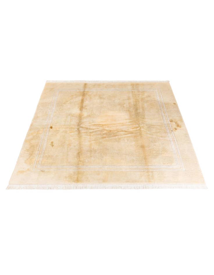 Detail image of  7' 5 x 7' 5  Hand Knotted Tibet Wool Square Rug