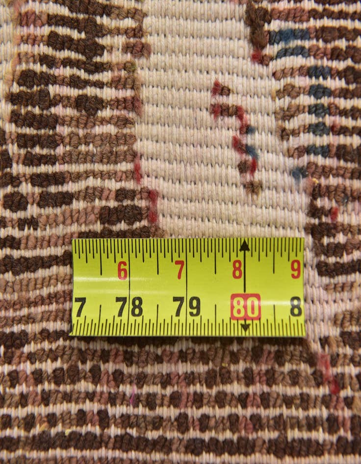 Detail image of  3' 3 x 3' 9  Hand Knotted Ultra Vintage Persian Wool Square Rug