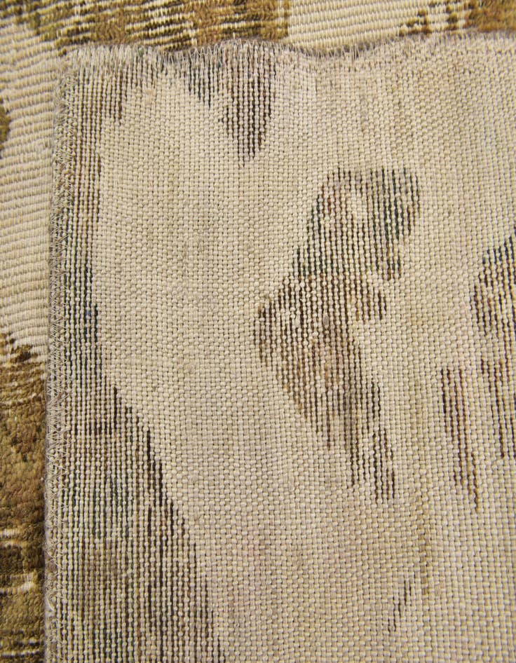 Detail image of  3' 9 x 4'  Hand Knotted Ultra Vintage Persian Wool Square Rug