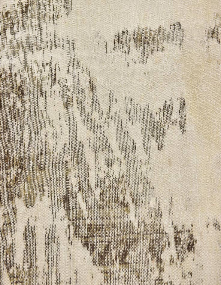 Detail image of  3' 10 x 4'  Hand Knotted Ultra Vintage Persian Wool Square Rug