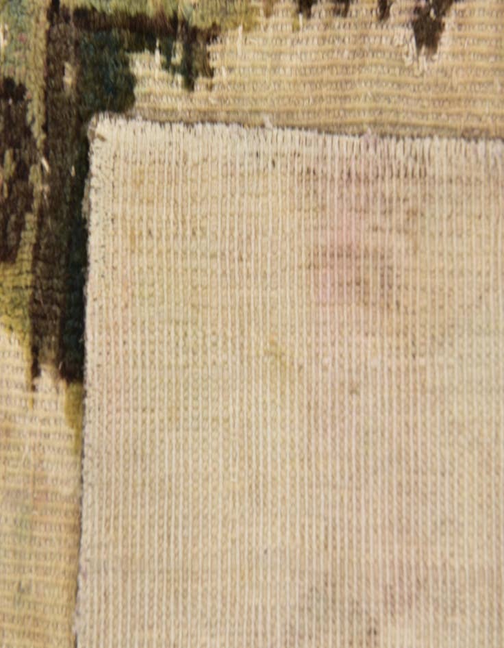 Detail image of  6' x 6'  Hand Knotted Ultra Vintage Persian Wool Square Rug