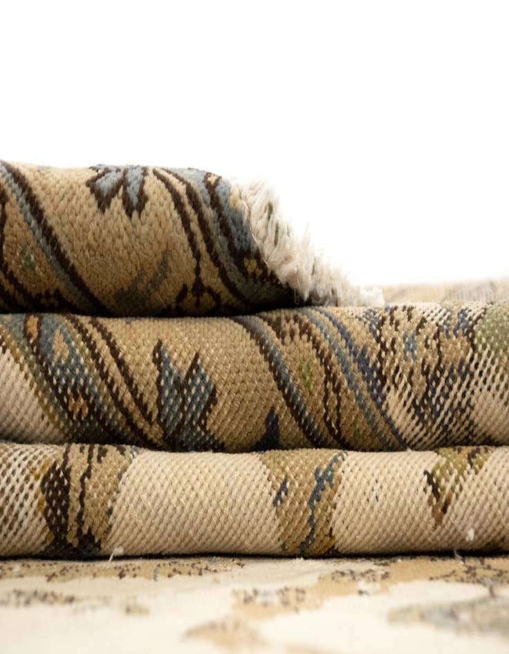 Detail image of  9' 7 x 10' 10  Hand Knotted Vintage Royal Persian Wool Square Rug