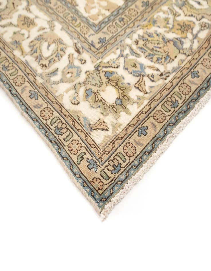 Detail image of  9' 7 x 10' 10  Hand Knotted Vintage Royal Persian Wool Square Rug