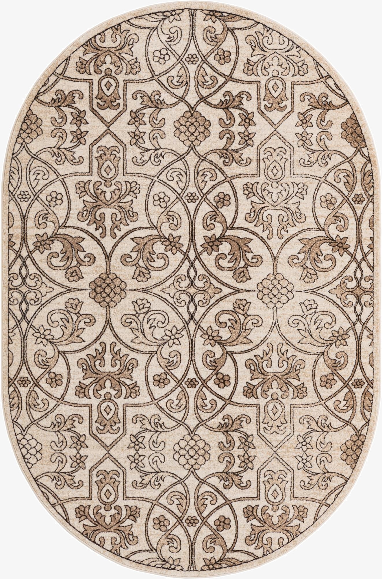  6' x 9' Nepal Oval Rug