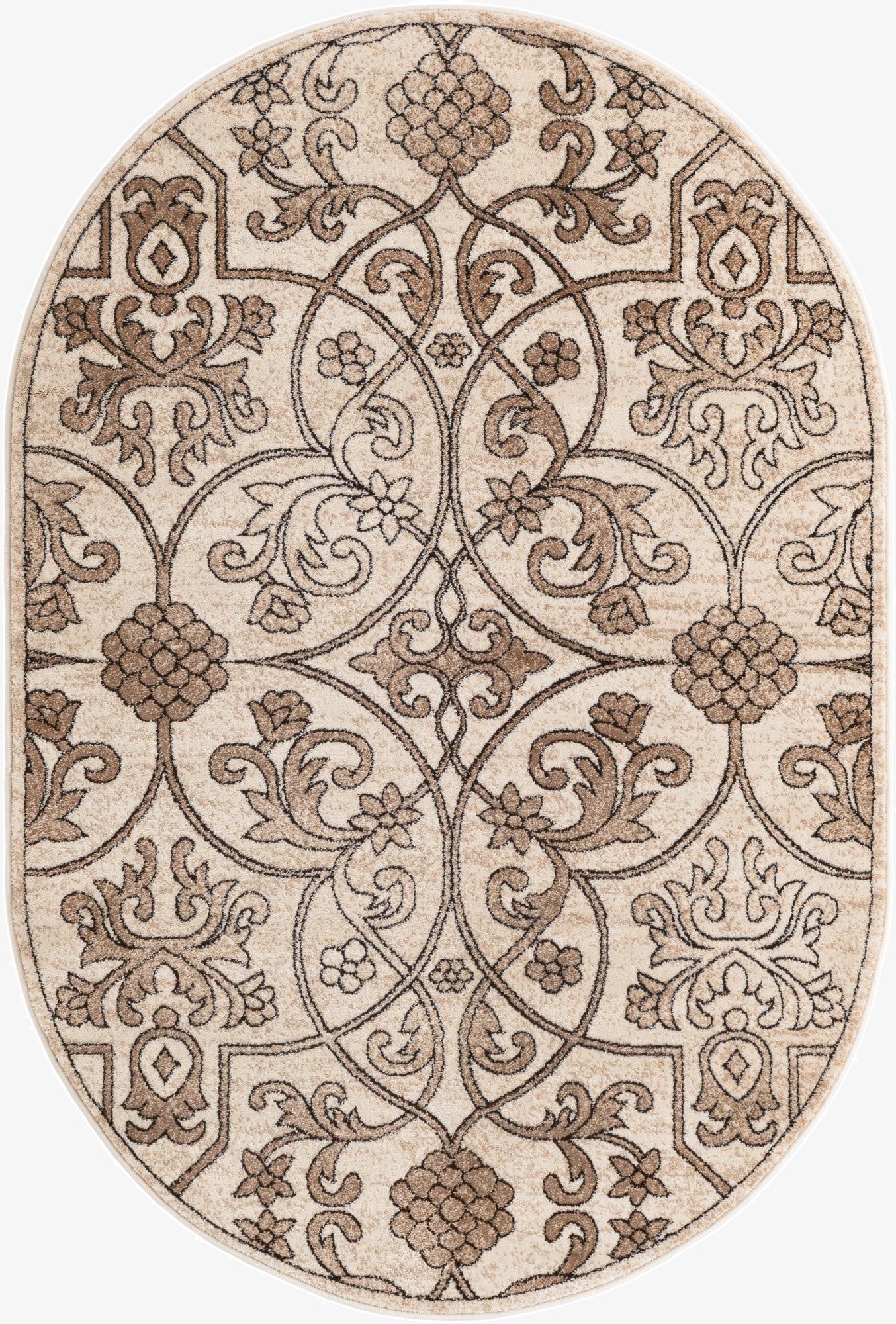 Primary image  4' x 6' Nepal Oval Rug