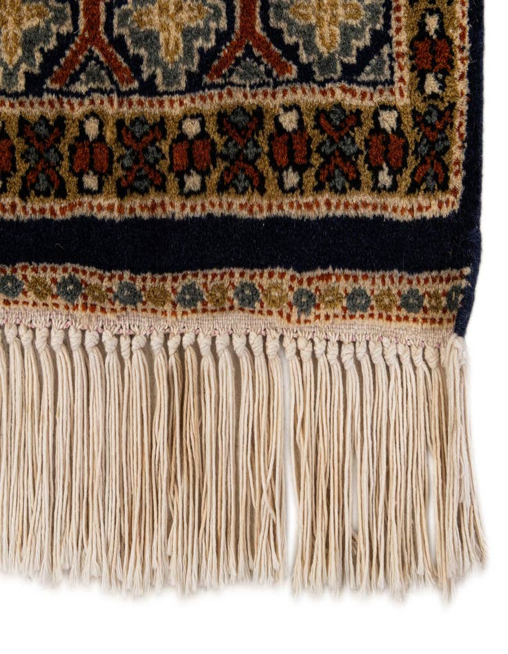 Detail image of  2' 8 x 4' 3  Hand Knotted Bokhara Oriental Wool Rug