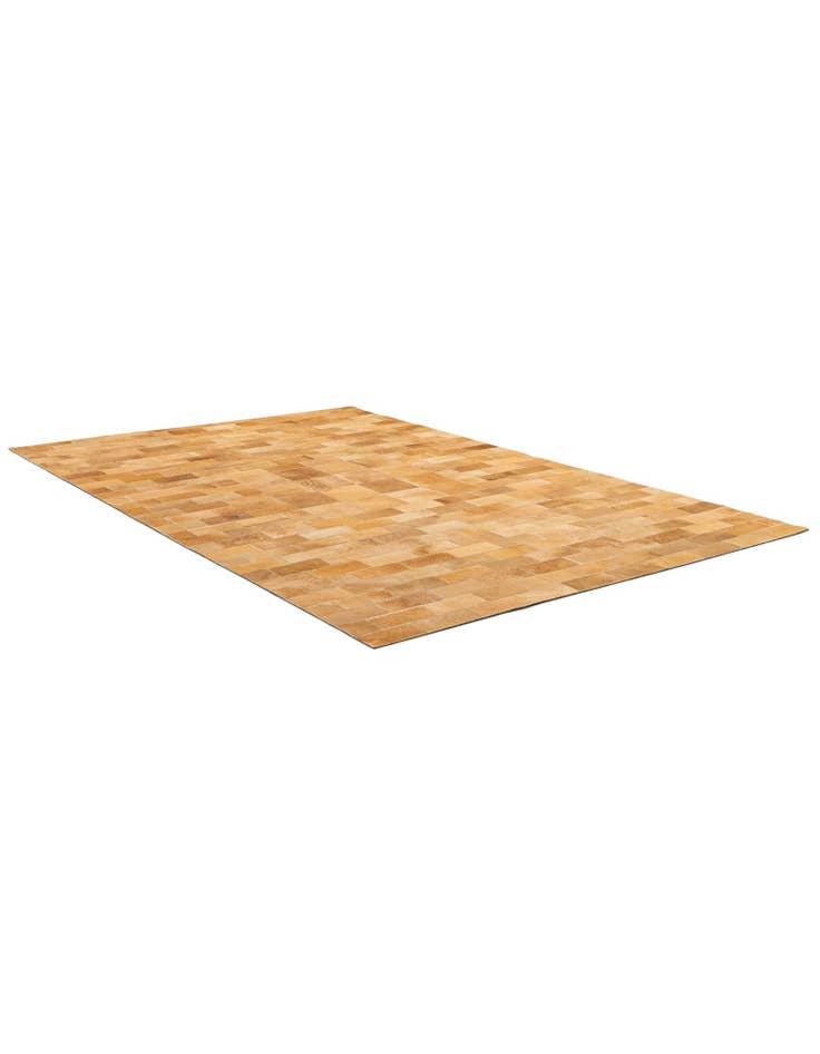 Detail image of  5' 2 x 8' 1 Cowhide - Patchwork Rug