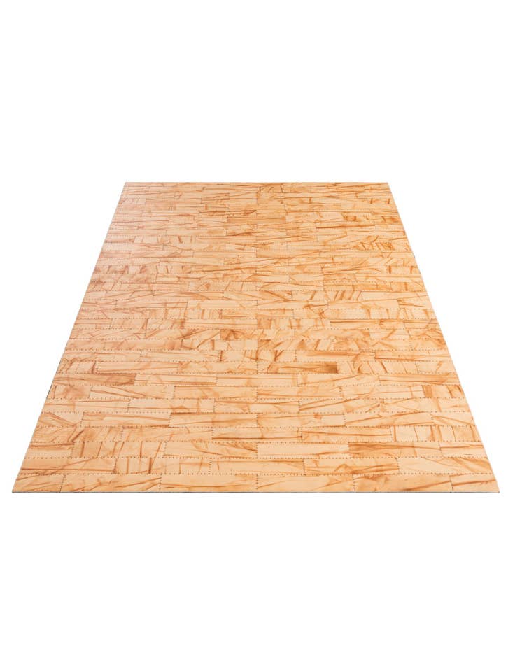 Detail image of  5' x 8' Cowhide - Patchwork Rug