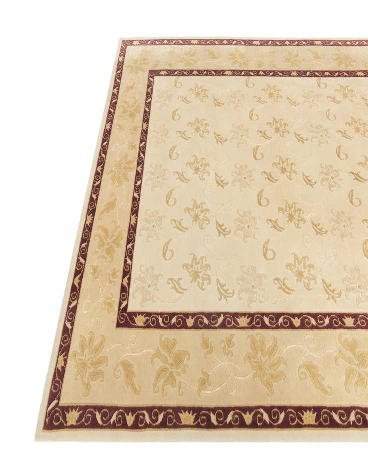 Detail image of  6' 8 x 9' 10  Hand Knotted Darya Wool Rug