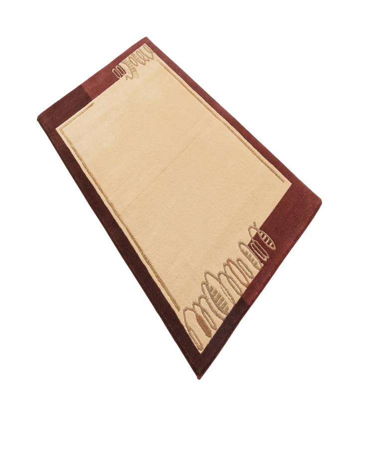 Detail image of  2' 10 x 4' 9  Hand Knotted Darya Wool Rug