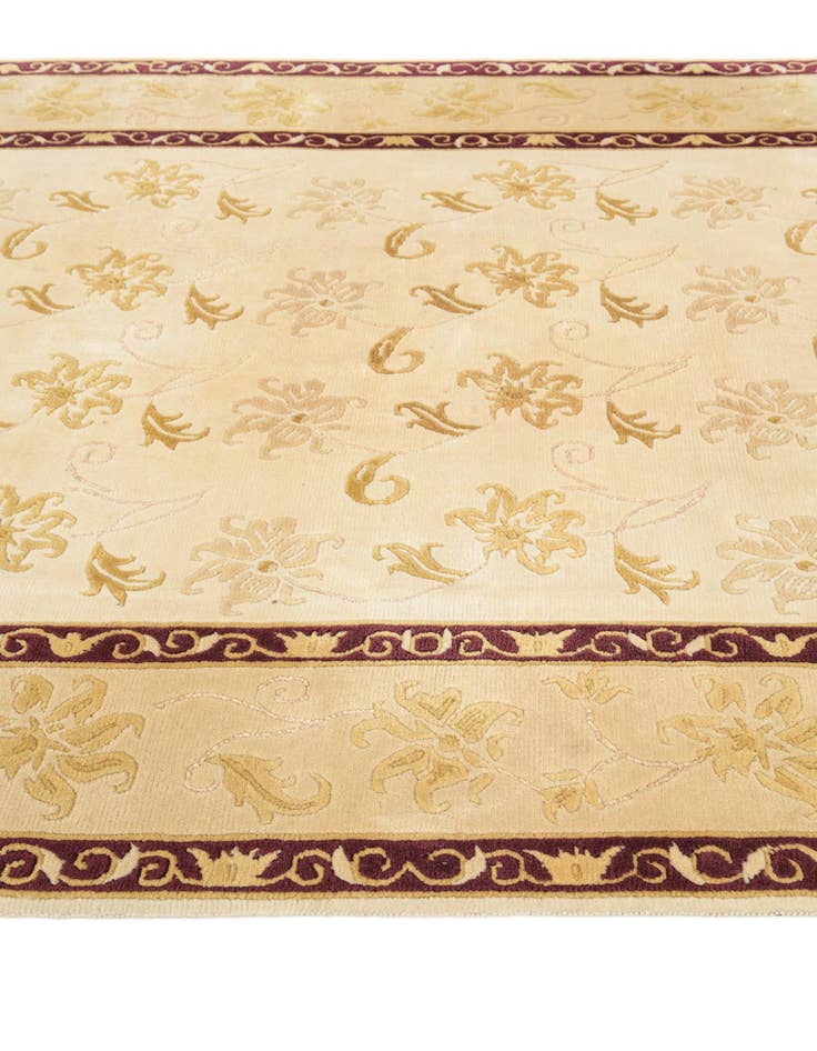 Detail image of  5' 9 x 8'  Hand Knotted Darya Wool Rug