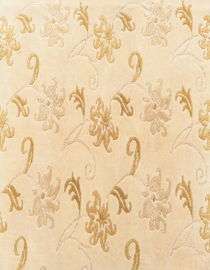 Detail image of  5' 9 x 8'  Hand Knotted Darya Wool Rug