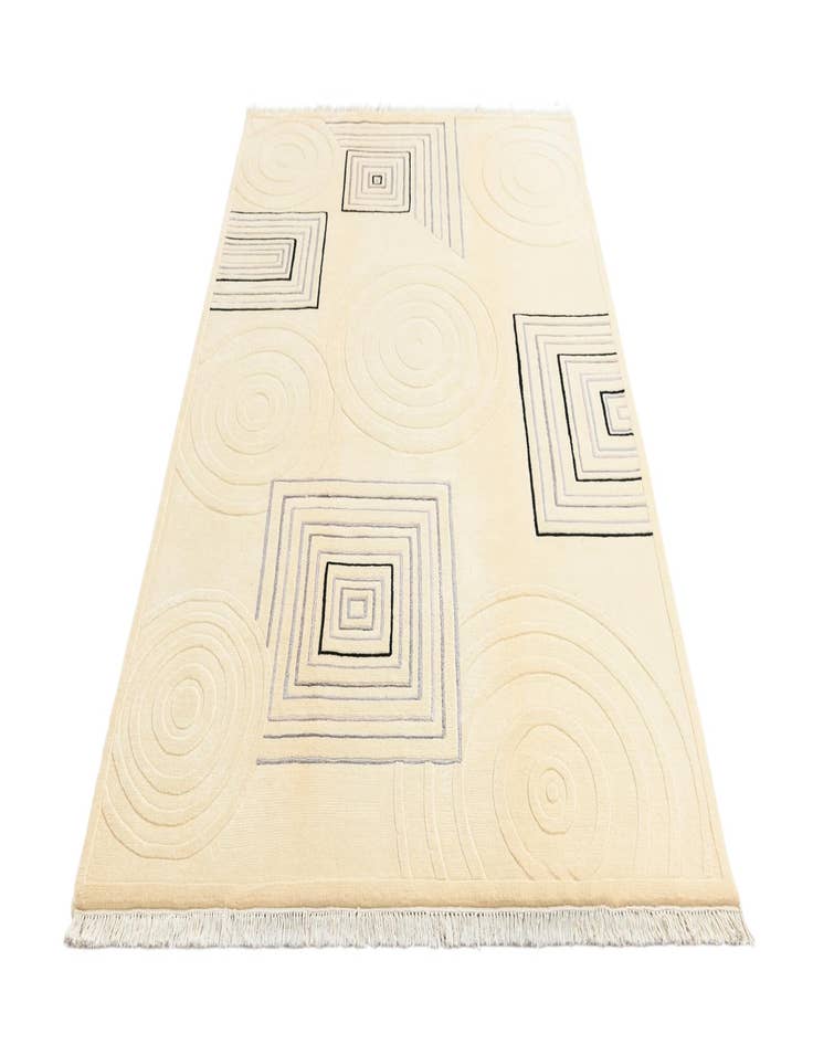 Detail image of  5' 6 x 7' 11  Hand Knotted Darya Wool Rug