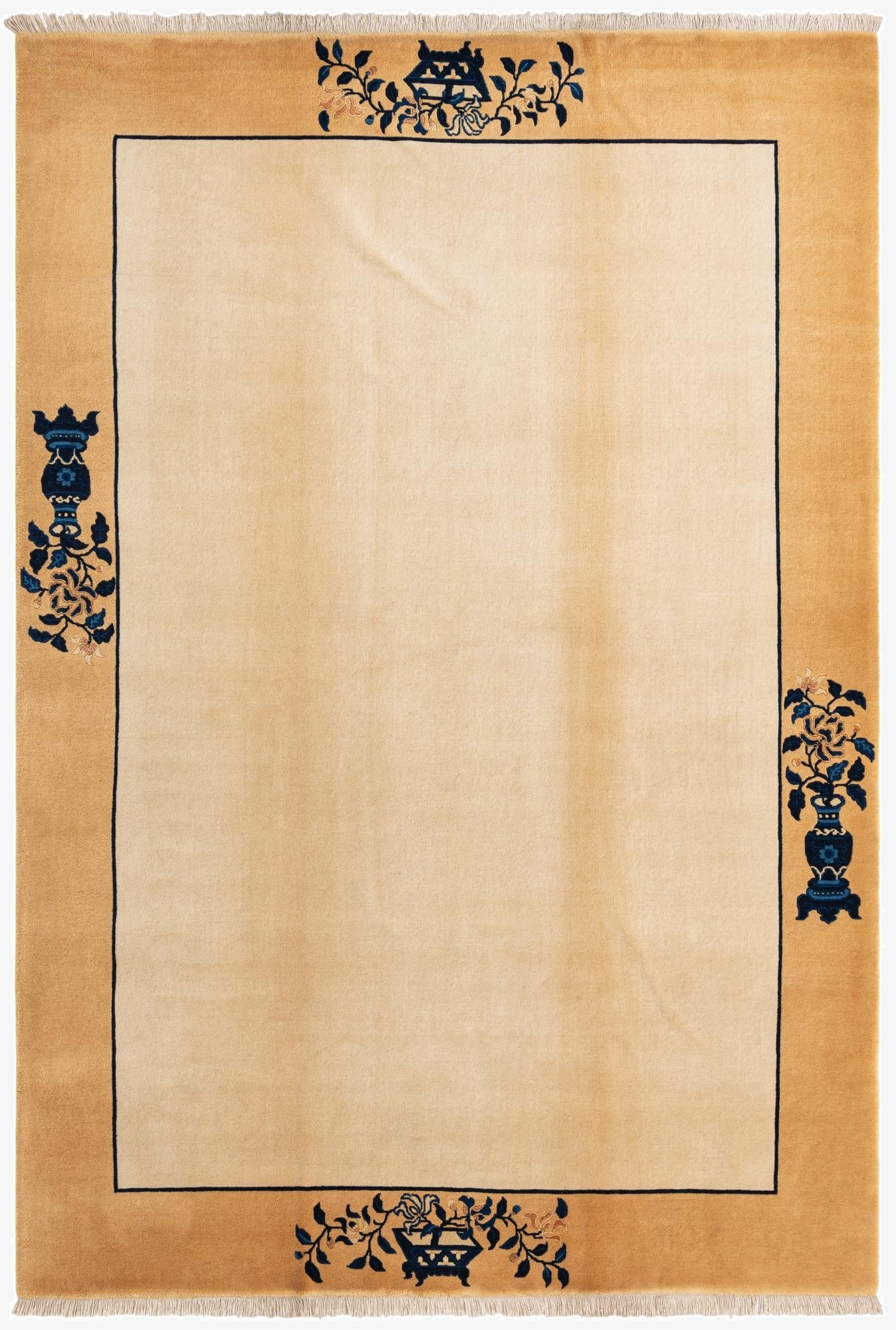  5' 6 x 8'  Hand Knotted Darya Wool Rug