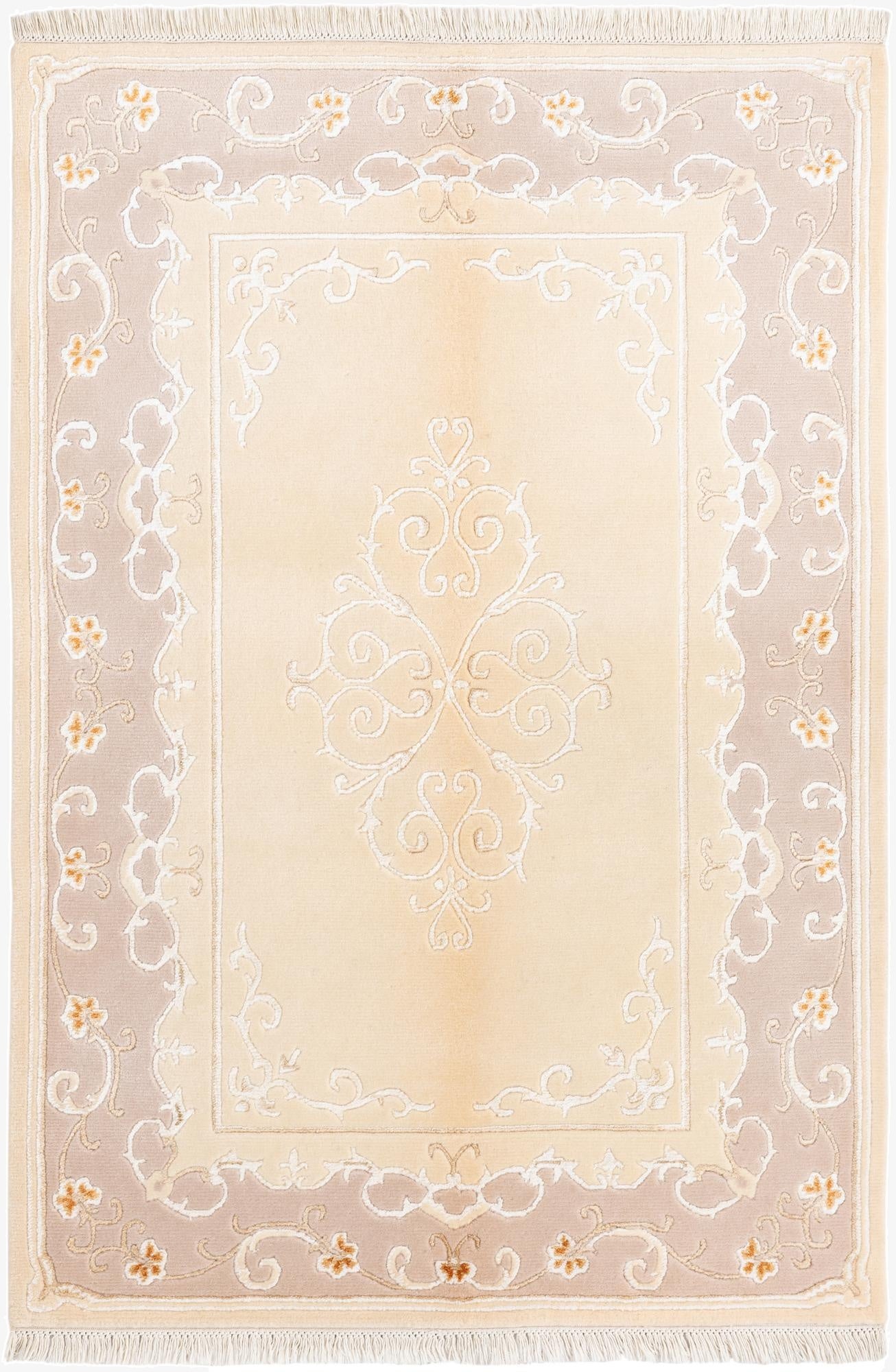  3' 11 x 5' 11  Hand Knotted Darya Wool Rug
