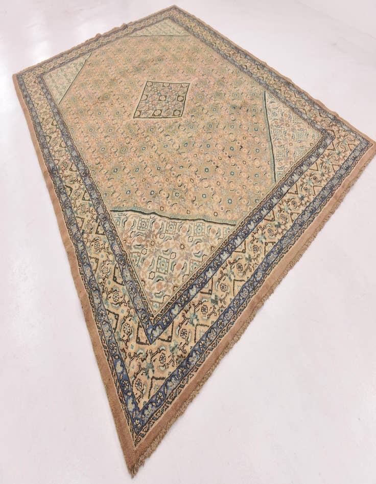 Detail image of  9' 8 x 12' 8  Hand Knotted Farahan Persian Wool Rug