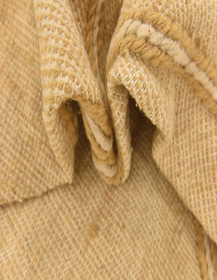 Detail image of  5' 1 x 8' 4  Hand Knotted Moroccan Wool Rug