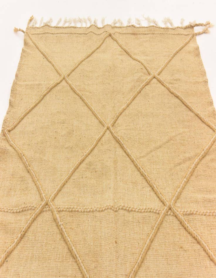 Detail image of  5' 1 x 8' 4  Hand Knotted Moroccan Wool Rug