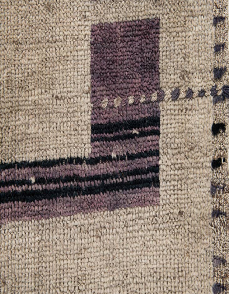 Detail image of  8' 1 x 9' 10  Hand Knotted Moroccan Wool Rug