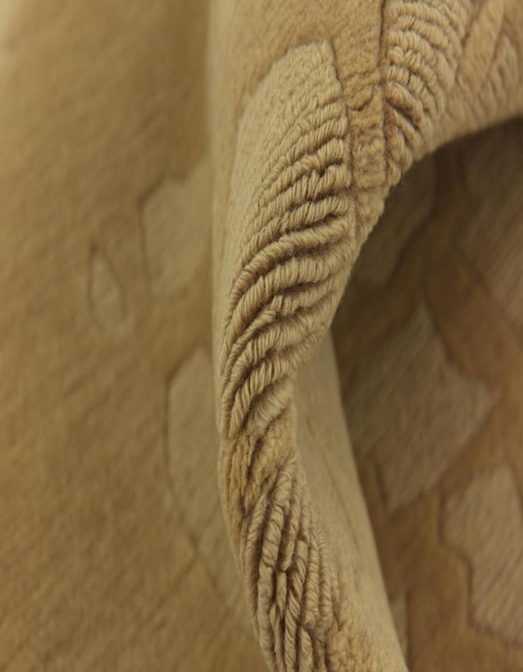 Detail image of  5' 8 x 7' 8  Hand Knotted Nepal Wool Rug