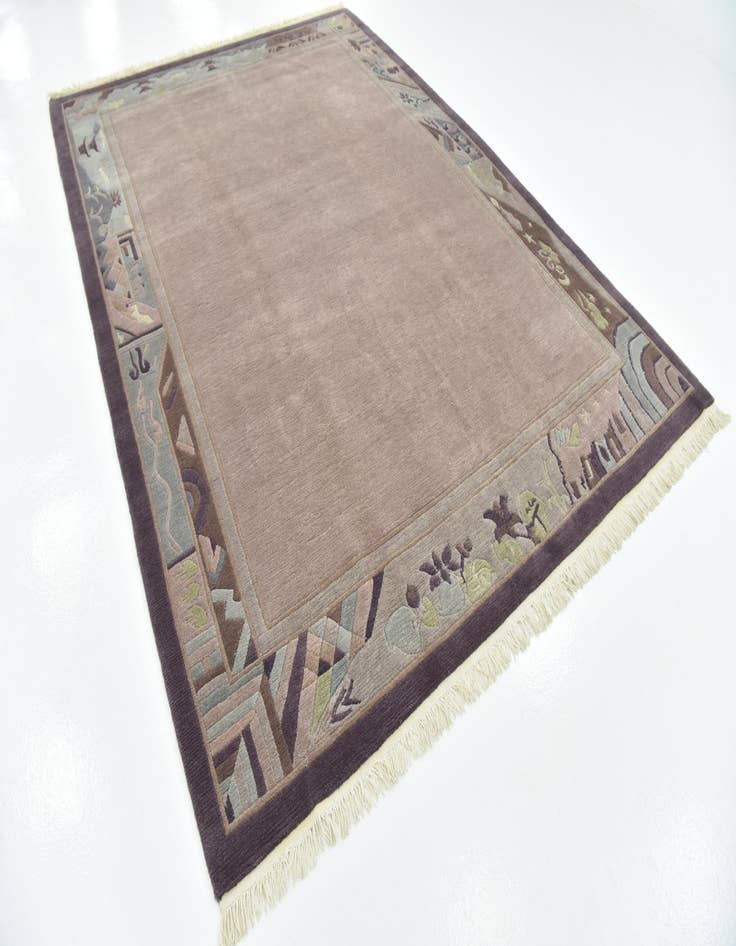 Detail image of  7' 8 x 10' 7  Hand Knotted Nepal Wool Rug