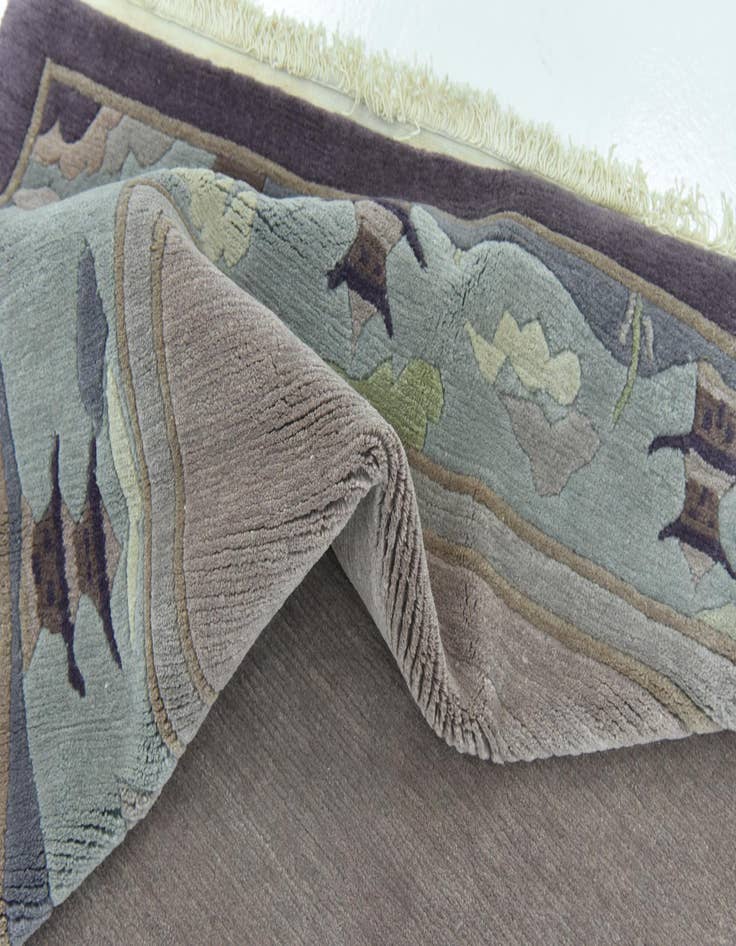 Detail image of  7' 8 x 10' 7  Hand Knotted Nepal Wool Rug