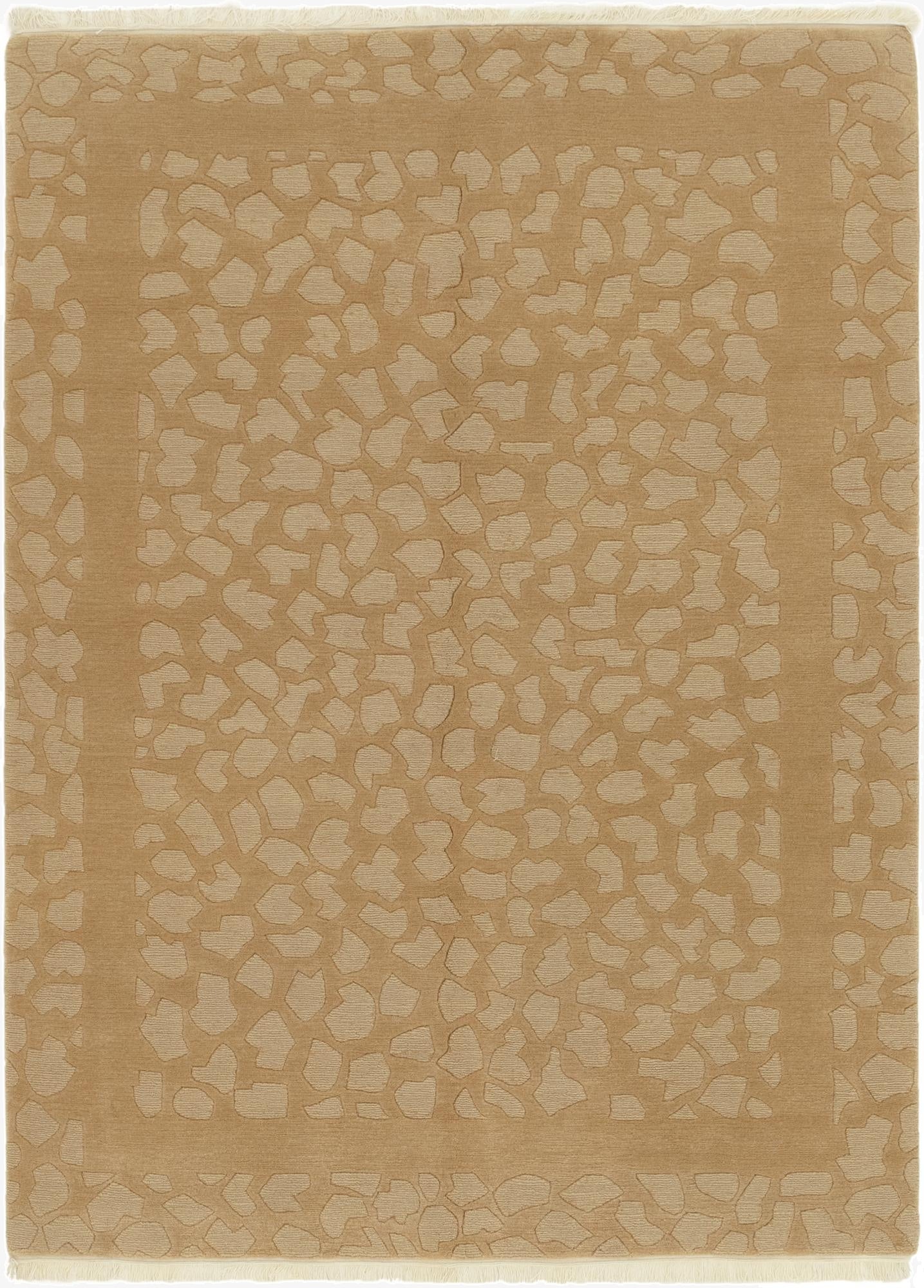  5' 8 x 7' 8  Hand Knotted Nepal Wool Rug