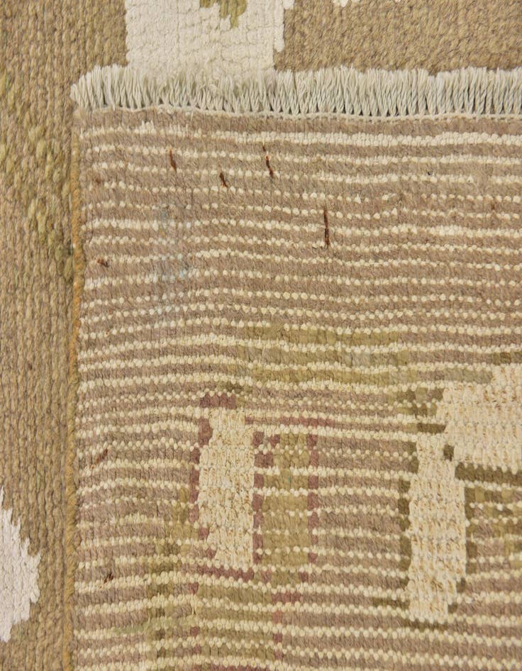 Detail image of  11' 5 x 16' 8  Hand Knotted Oushak Rug