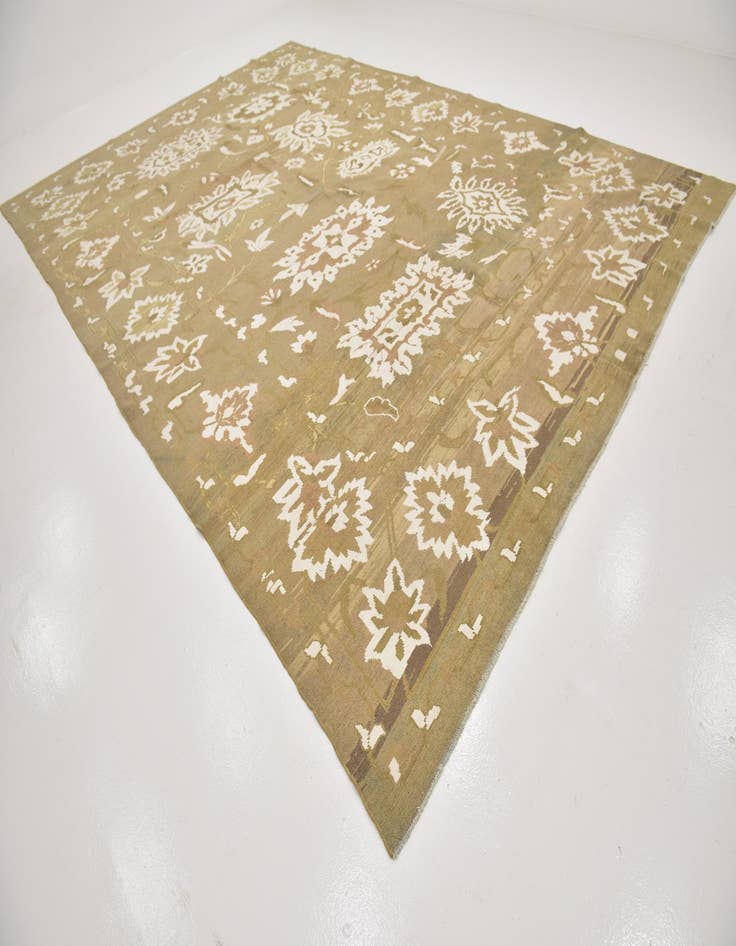 Detail image of  11' 5 x 16' 8  Hand Knotted Oushak Rug