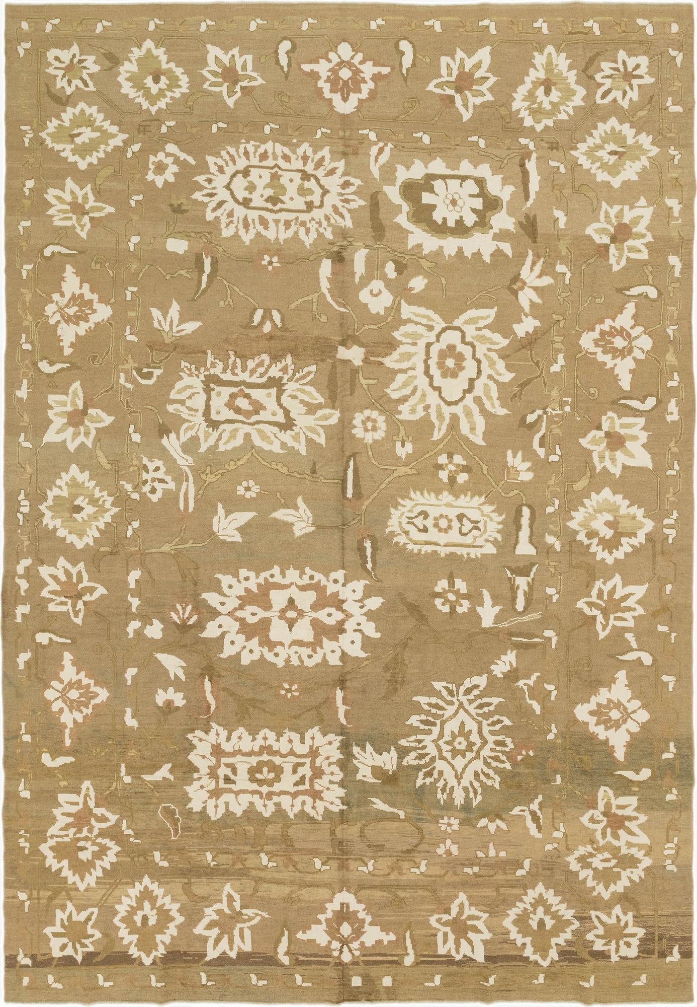  11' 5 x 16' 8  Hand Knotted Oushak Rug