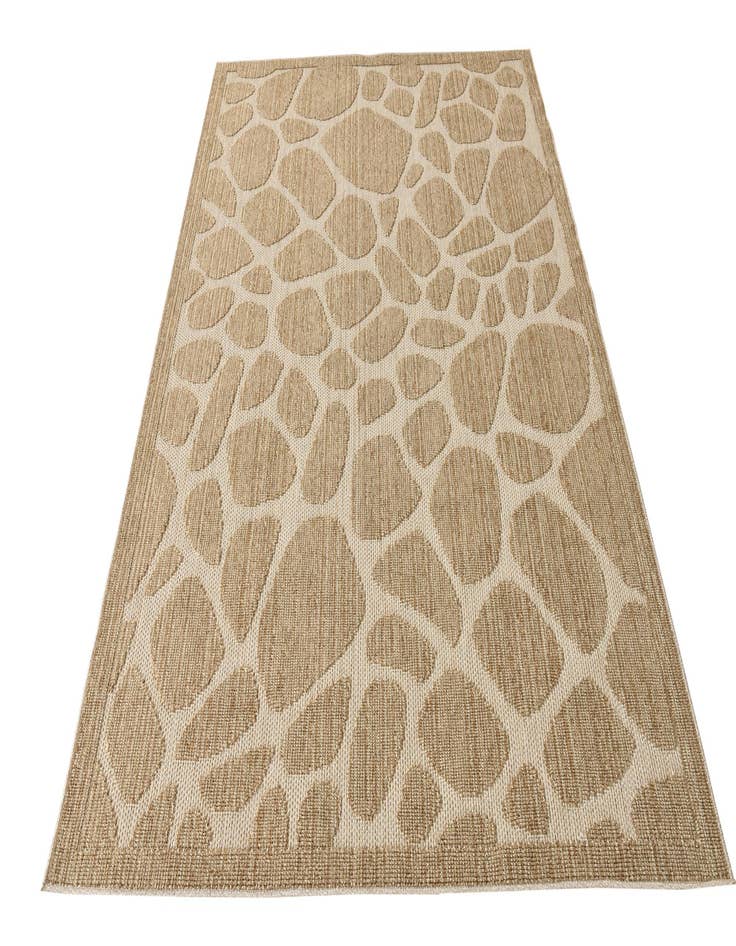 Detail image of  5' 4 x 7' 8  Washable Modern Indoor / Outdoor Rug