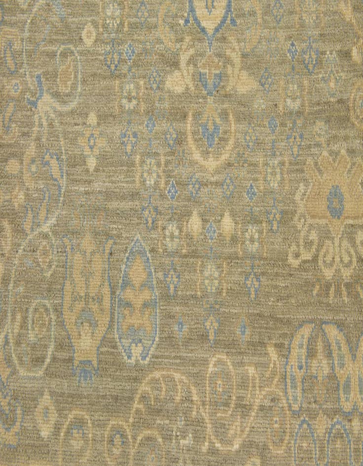 Detail image of  9' 2 x 12' 6  Hand Knotted Peshawar Ziegler Rug