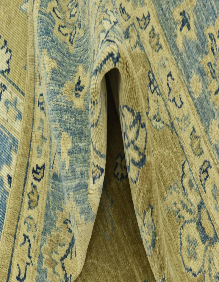 Detail image of  5' x 6' 5  Hand Knotted Peshawar Ziegler Rug