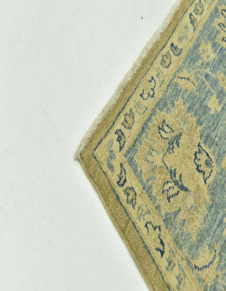 Detail image of  5' x 6' 5  Hand Knotted Peshawar Ziegler Rug