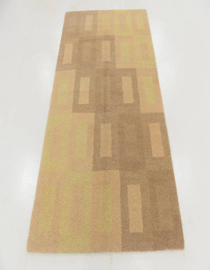 Detail image of  4' 4 x 6' 4 Reproduction Gabbeh Wool Rug