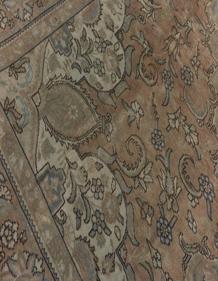 Detail image of  9' 4 x 12' 8  Hand Knotted Ultra Vintage Persian Wool Rug