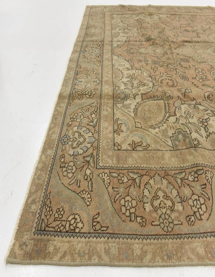 Detail image of  9' 4 x 12' 8  Hand Knotted Ultra Vintage Persian Wool Rug