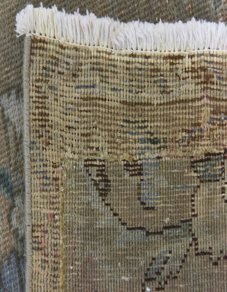 Detail image of  10' x 13' 2  Hand Knotted Ultra Vintage Persian Wool Rug