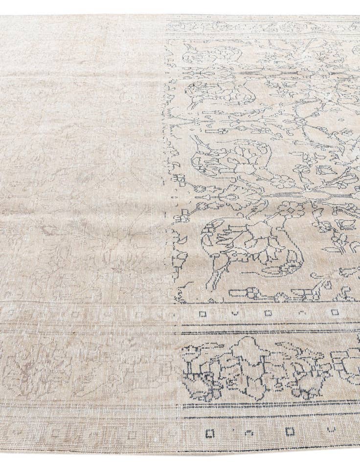 Detail image of  9' 6 x 12' 5  Hand Knotted Ultra Vintage Persian Wool Rug