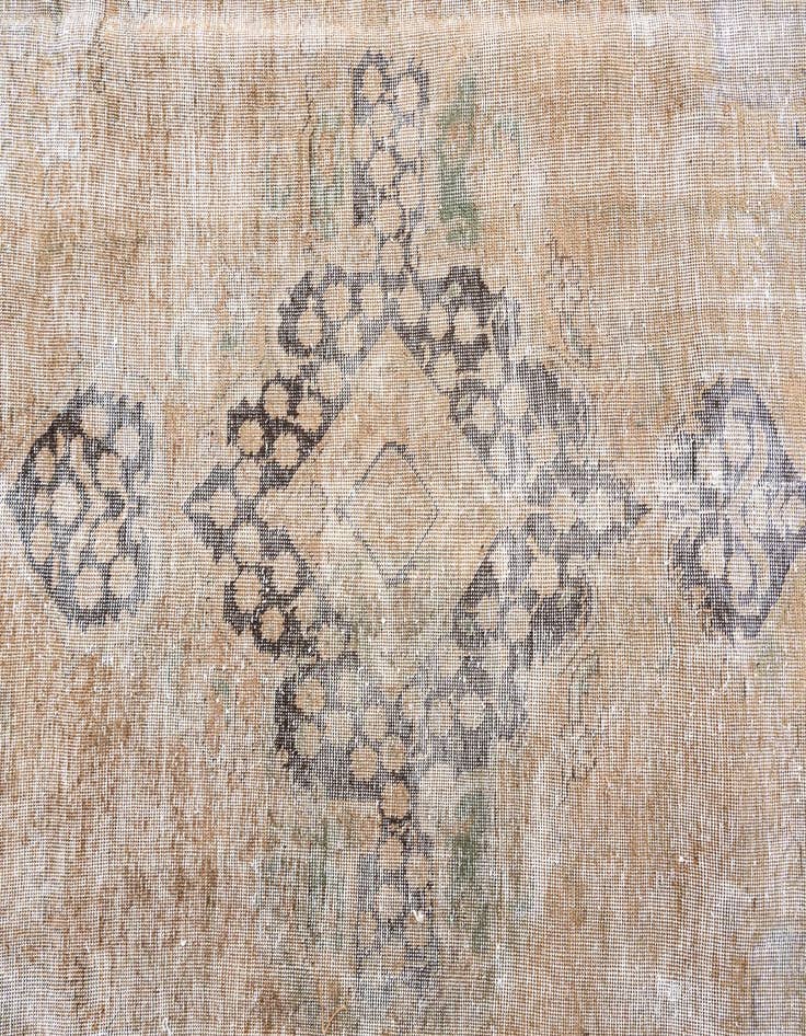 Detail image of  9' 3 x 11' 8  Hand Knotted Ultra Vintage Persian Wool Rug
