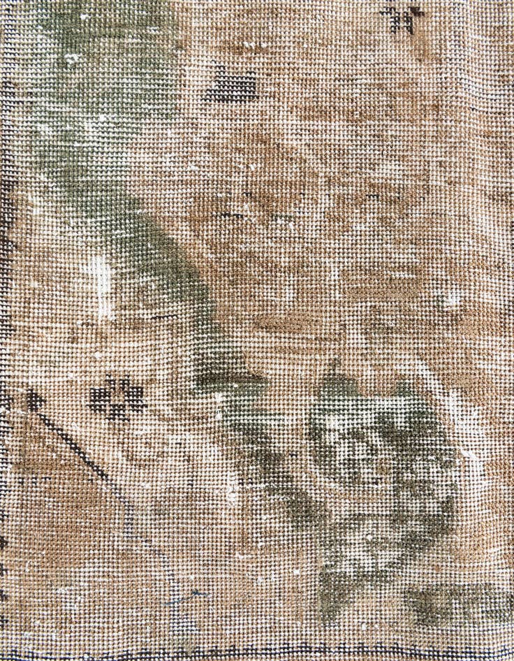 Detail image of  9' 3 x 11' 8  Hand Knotted Ultra Vintage Persian Wool Rug