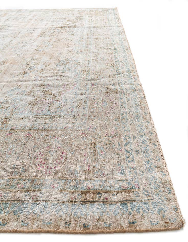 Detail image of  9' 9 x 12' 10  Hand Knotted Ultra Vintage Persian Wool Rug