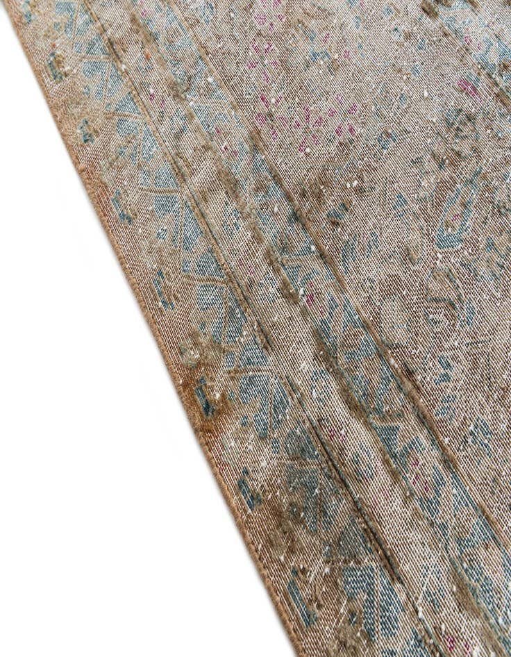 Detail image of  9' 9 x 12' 10  Hand Knotted Ultra Vintage Persian Wool Rug