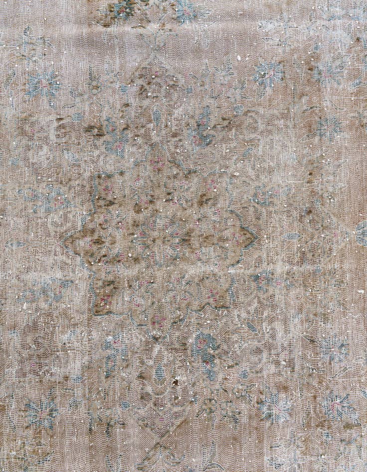 Detail image of  9' 9 x 12' 10  Hand Knotted Ultra Vintage Persian Wool Rug