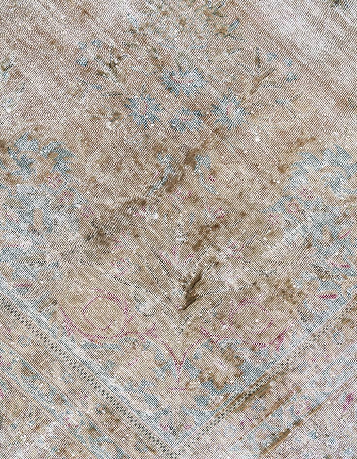 Detail image of  9' 9 x 12' 10  Hand Knotted Ultra Vintage Persian Wool Rug