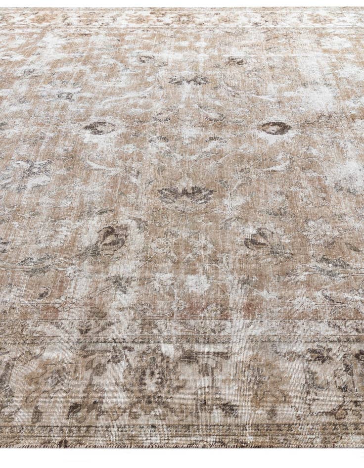 Detail image of  9' 4 x 11' 8  Hand Knotted Ultra Vintage Persian Wool Rug